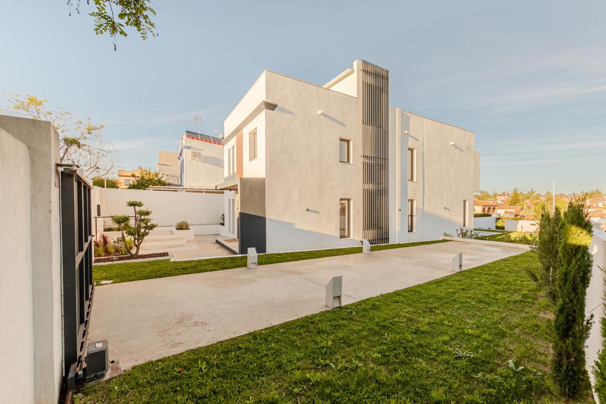 Villa Con Piscina Privada Gelves Exterior foto
